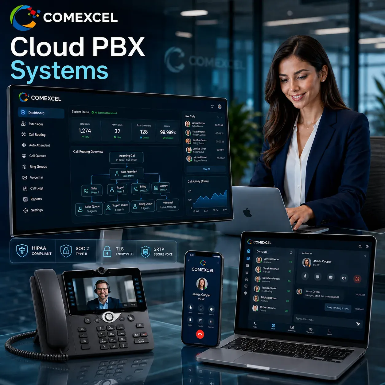 Cloud PBX Virtual Phone Systems Foundation Reliable cloud-hosted corporate phone ecosystem.